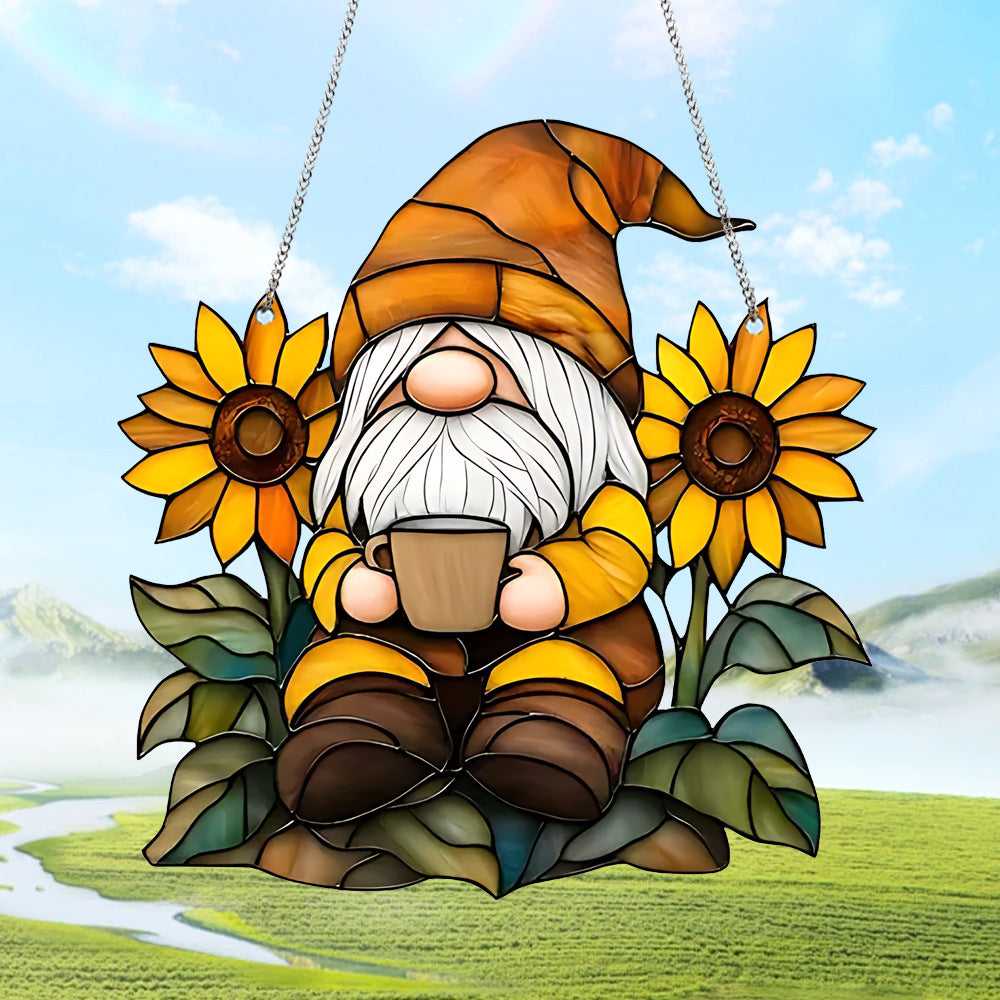 Sunflower Grandpa Acrylic Hanging Decoration