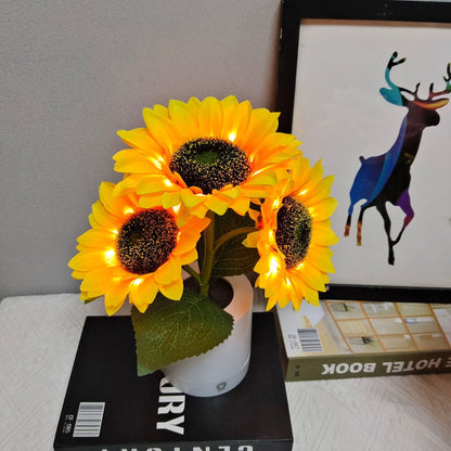 Sunflower LED Night Light with Dimmable Feature