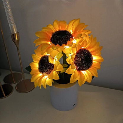 Sunflower LED Night Light with Dimmable Feature