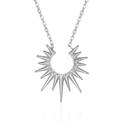 Sunflower Pendant Adjustable Necklace