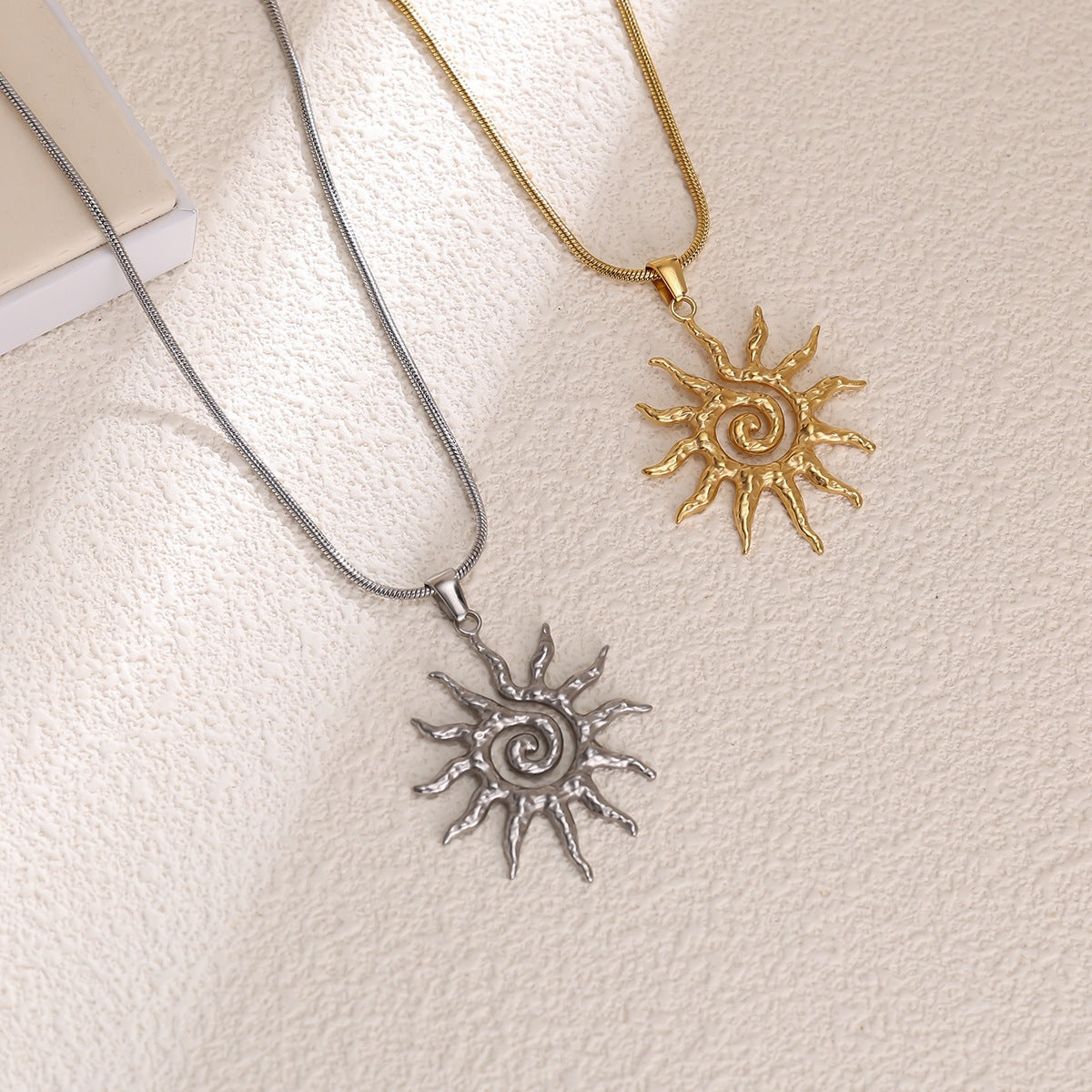 Sunflower Pendant Necklace