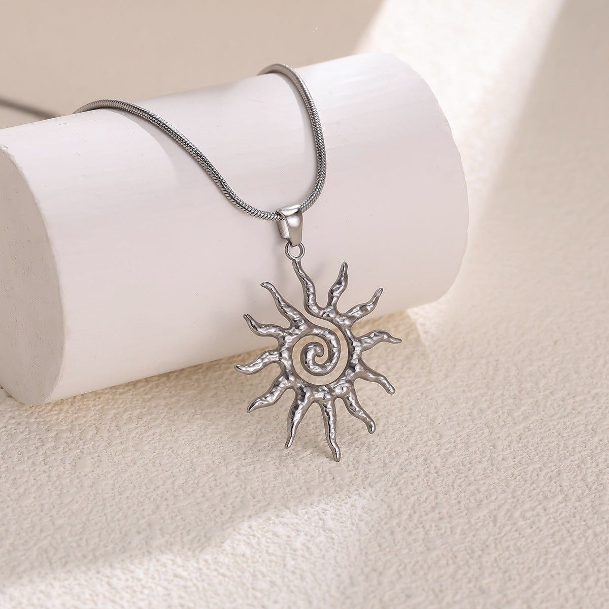 Sunflower Pendant Necklace