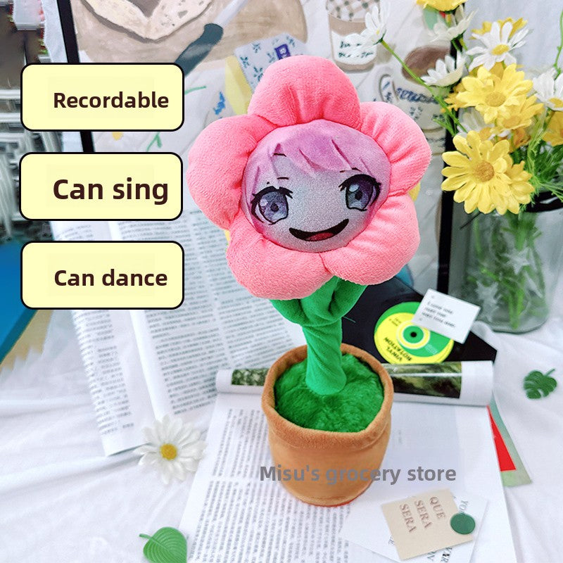 Sunflower Sound-Making Doll