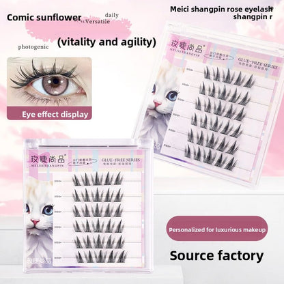 Sunflower style false eyelashes