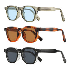 Translucent Gray Frame Leopard Gray