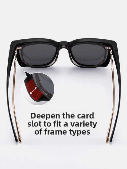 Sunglasses cover men's polarized myopia sunglasses