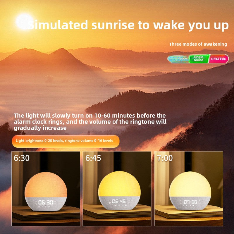 Sunrise Simulation Digital Alarm Clock