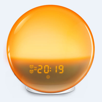 Sunrise Simulation LED Alarm Clock with White Noise