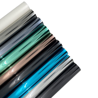 Sunscreen and light-shielding one-way privacy film for offices, featuring one-way visibility and nano-scale thermal insulation