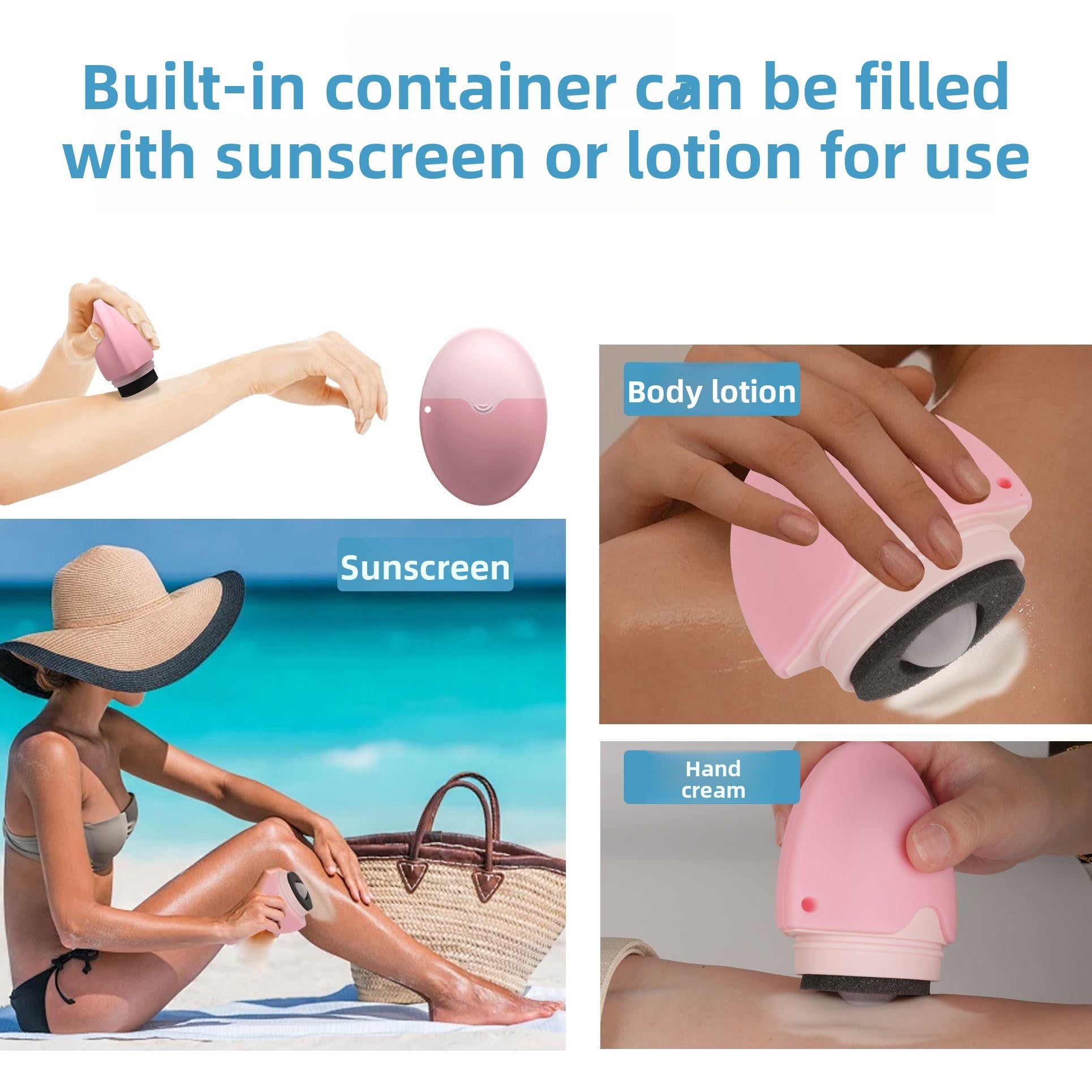 Sunscreen application tool