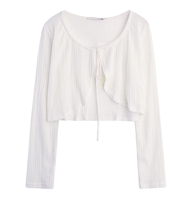 Sunscreen fabric knitted top