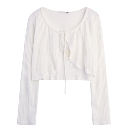 Sunscreen fabric knitted top