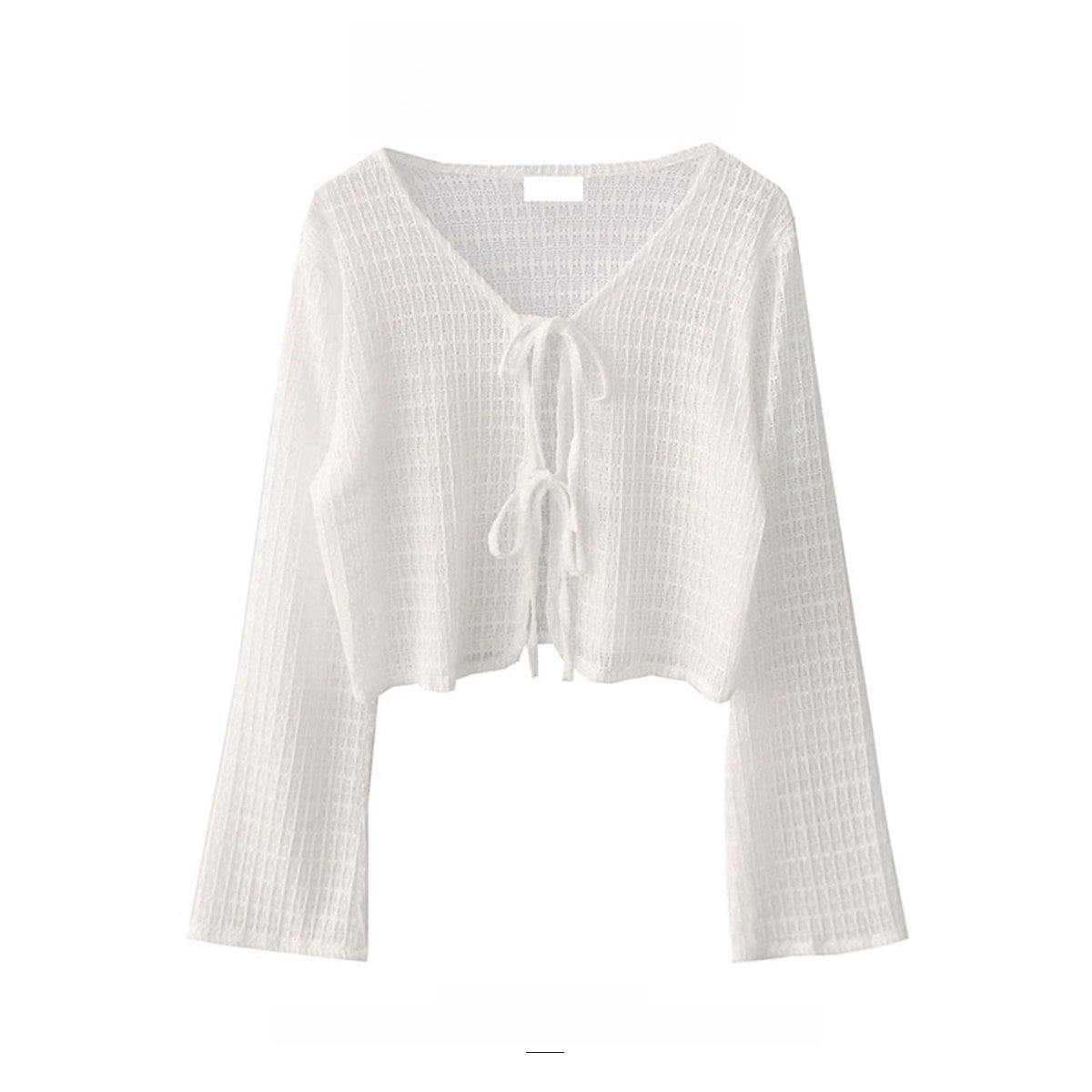 Sunscreen fabric knitted top