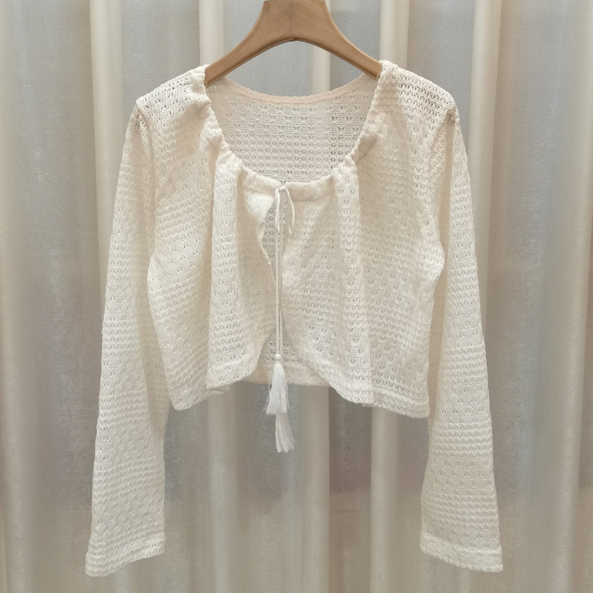 Sunscreen fabric knitted top