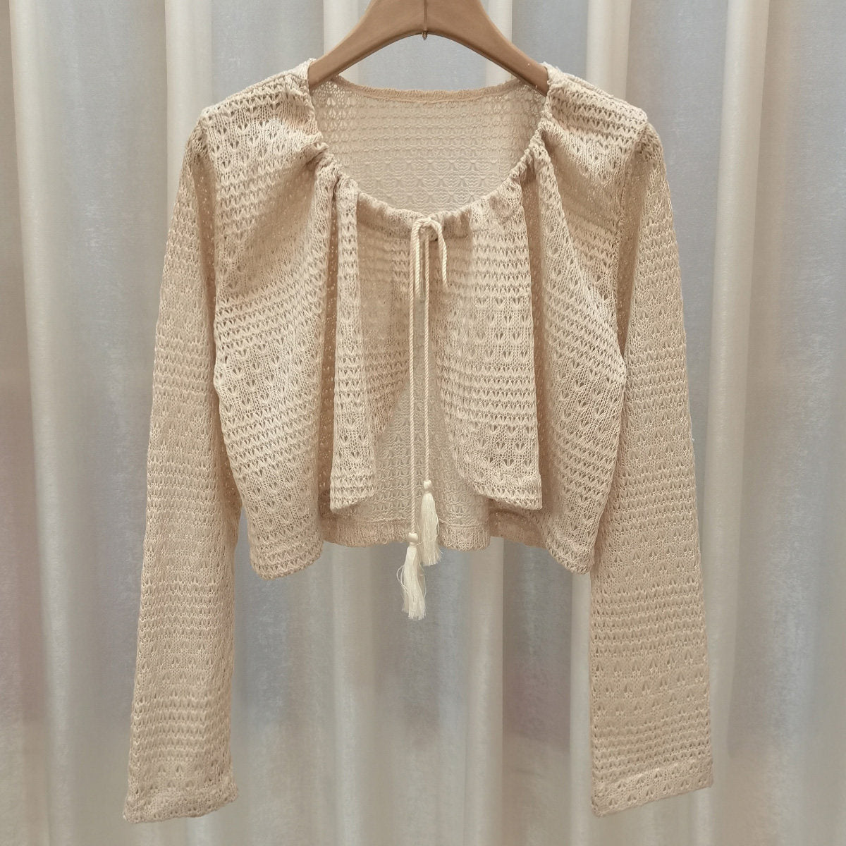 Sunscreen fabric knitted top