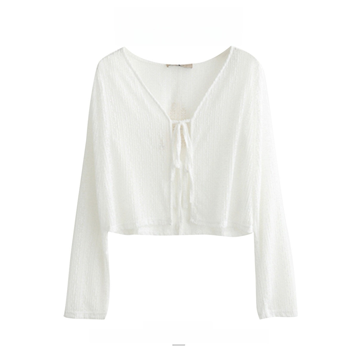 Sunscreen fabric knitted top