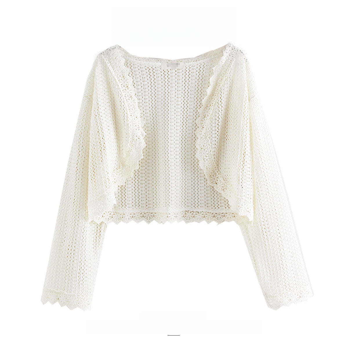 Sunscreen fabric knitted top