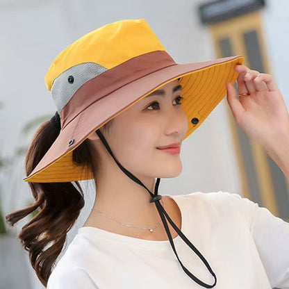 Sunscreen hat for fishermen