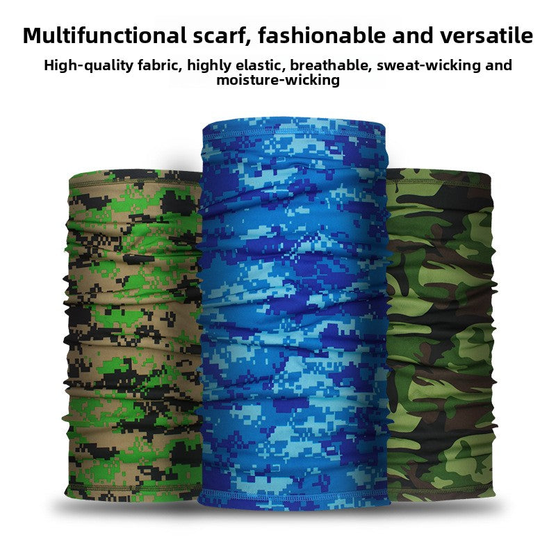Sunscreen silk headscarf
