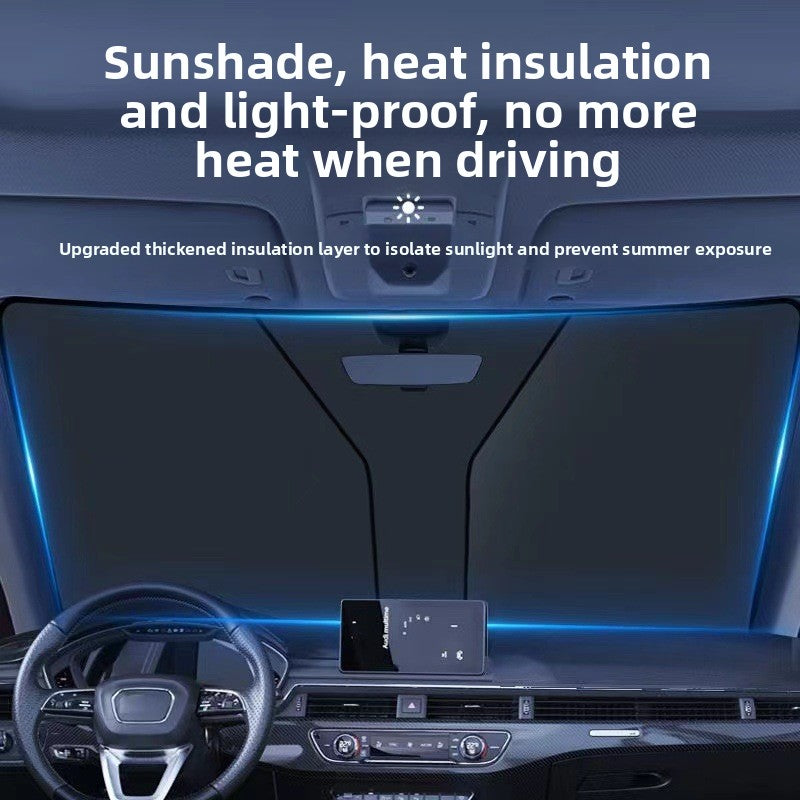 Sunscreen, sun protection and heat insulation gadget