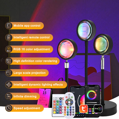 Sunset atmosphere night light