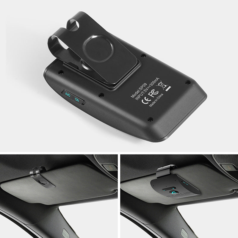 Sunshade-type in-vehicle Bluetooth system