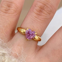 Nine purple fire ring