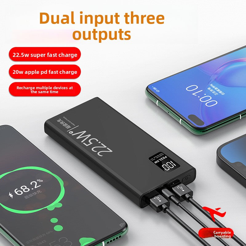 Super-fast charging portable battery