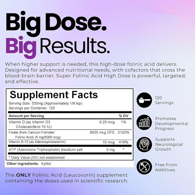 Super High-Dose Folic Acid Powder