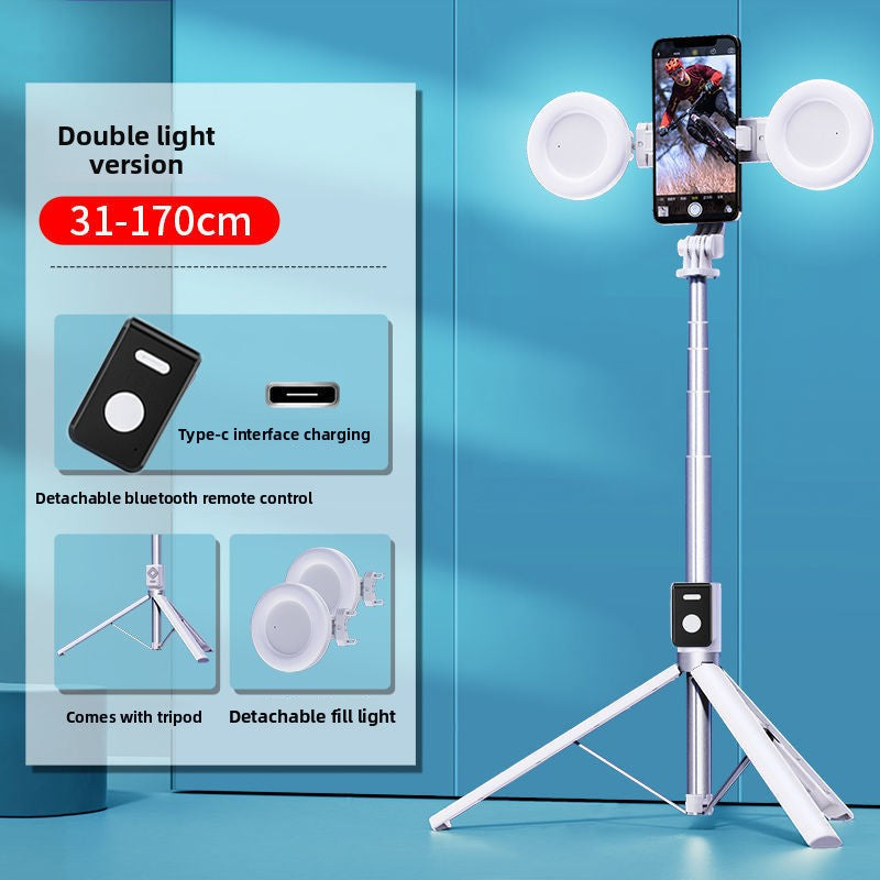 Super long 1.7-meter selfie stick charging Bluetooth