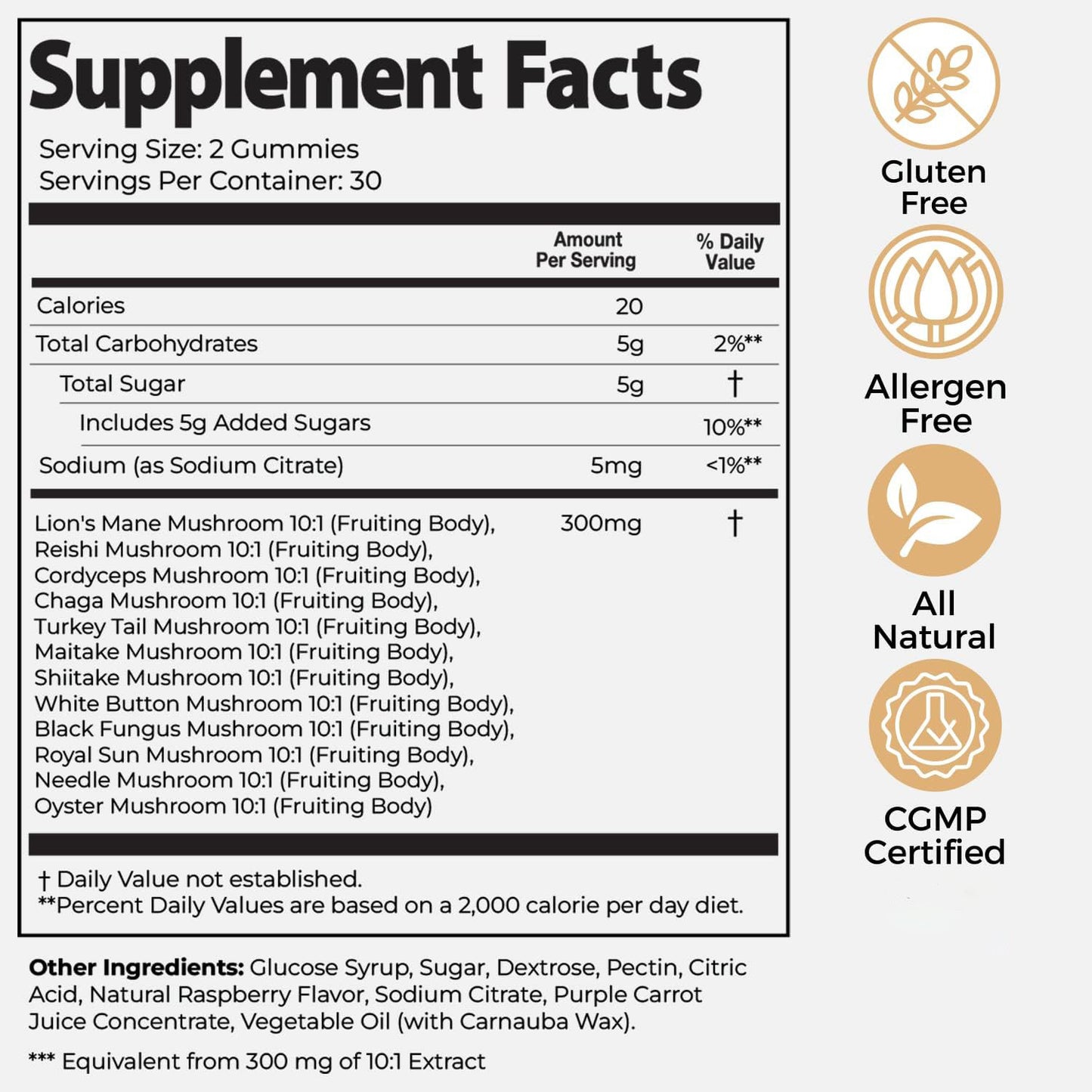 Super Mushroom Daily Gummies