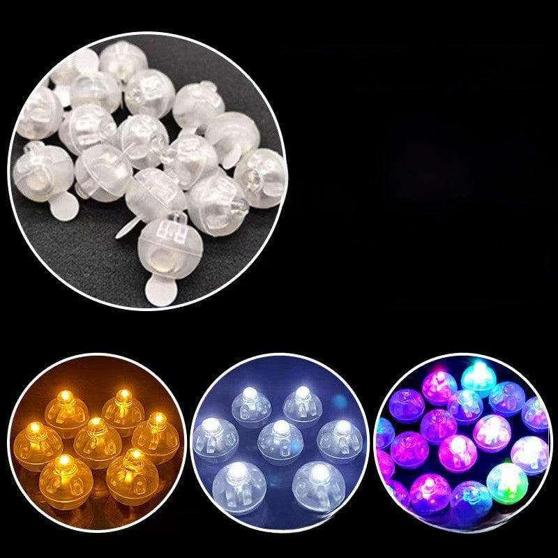 super small colorful ball lamp flash lamp small ball lamp battery