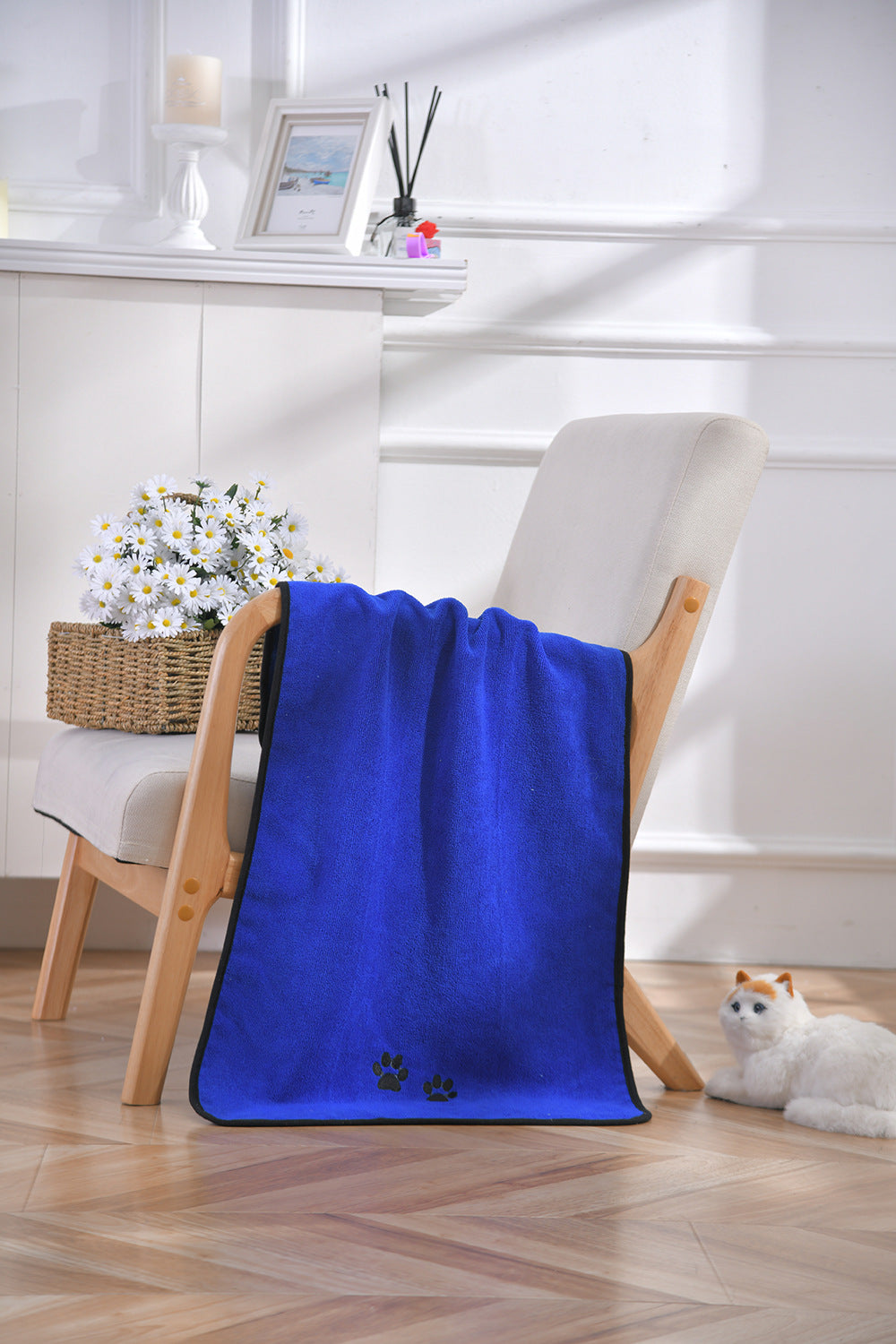Superfine Fiber Pet Bath Towel Absorbent Quick Drying