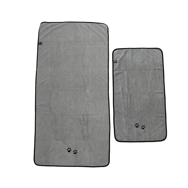 Superfine Fiber Pet Bath Towel Absorbent Quick Drying