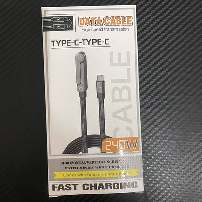 Supporter charging cable