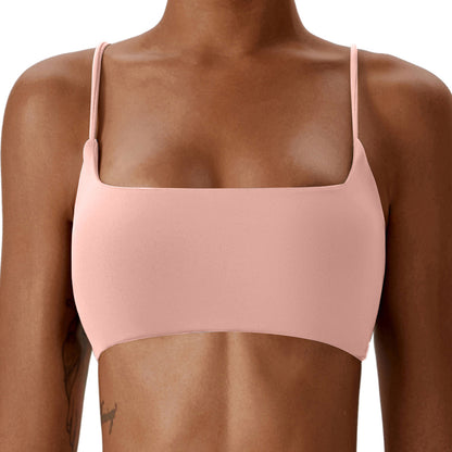 Supportive Fitness Bra with Moisture-Wicking Fabric