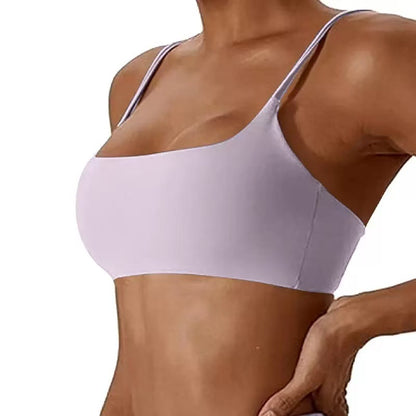 Supportive Fitness Bra with Moisture-Wicking Fabric