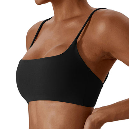 Supportive Fitness Bra with Moisture-Wicking Fabric