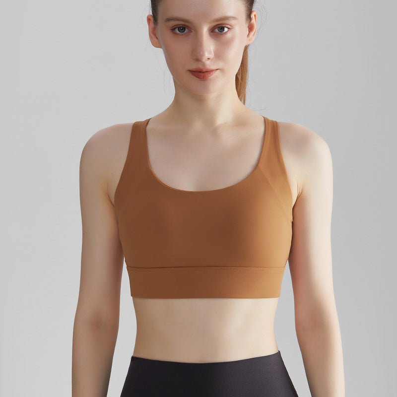 Supportive Womens Sports Bra for Fitness and Yoga