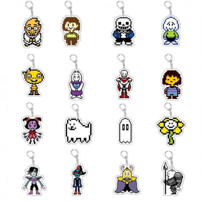Surrounding key chains under the legend