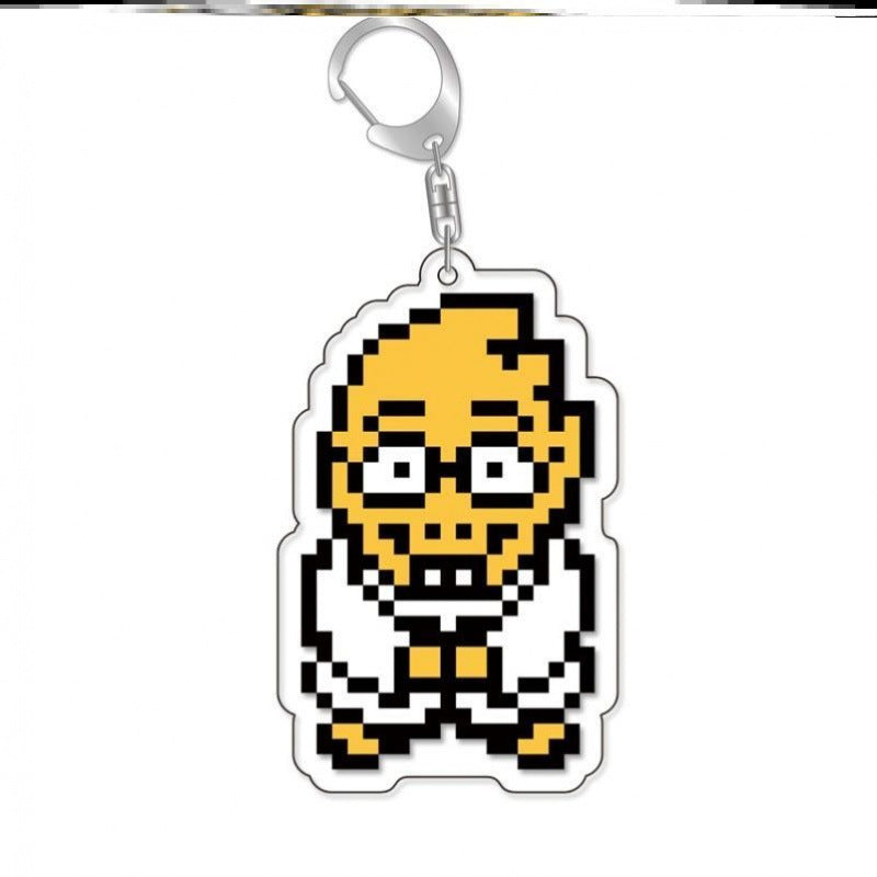 Surrounding key chains under the legend