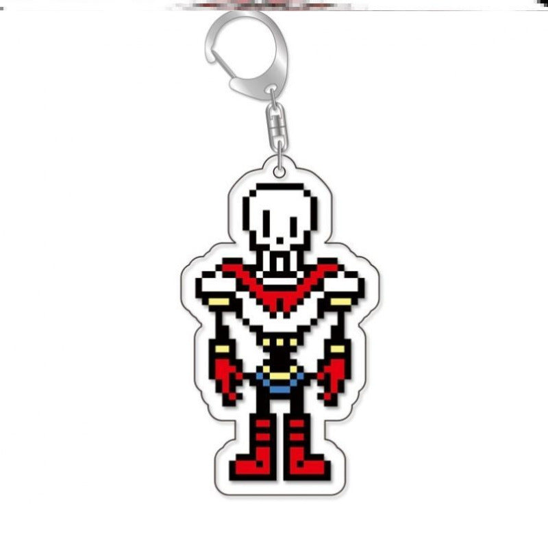 Surrounding key chains under the legend