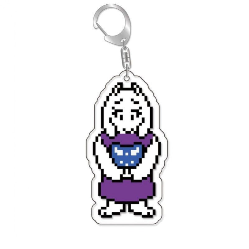Surrounding key chains under the legend