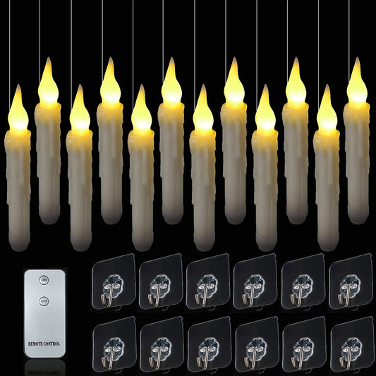 Suspended remote-controlled magic candle lamp