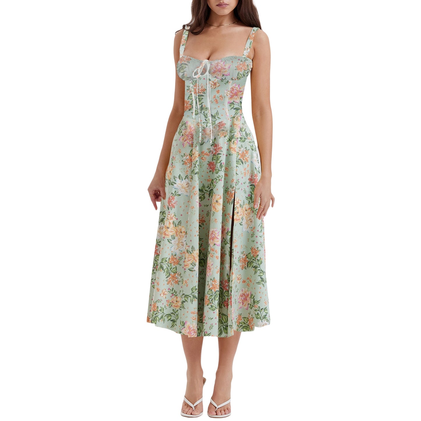 Suspender Gentle Style Dress