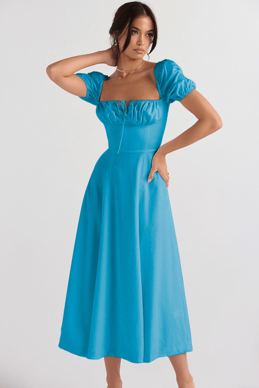Suspender Gentle Style Dress