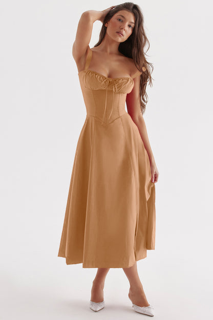 Suspender Gentle Style Dress