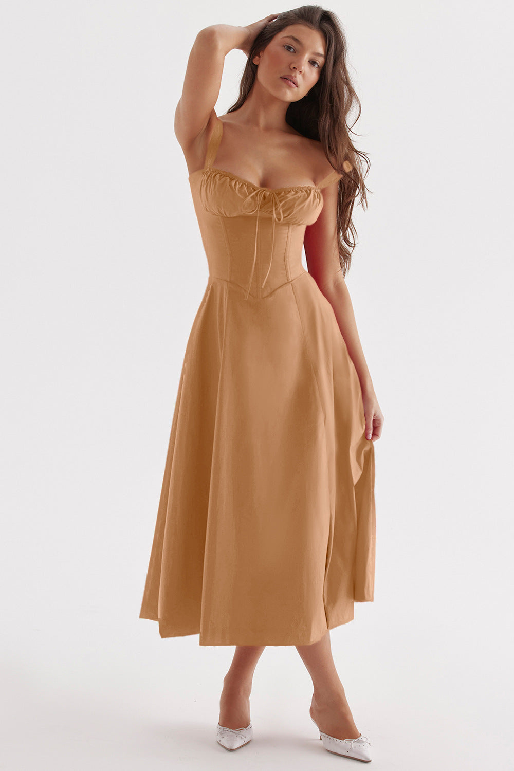 Suspender Gentle Style Dress