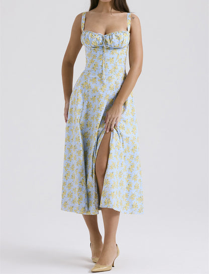 Suspender Gentle Style Dress