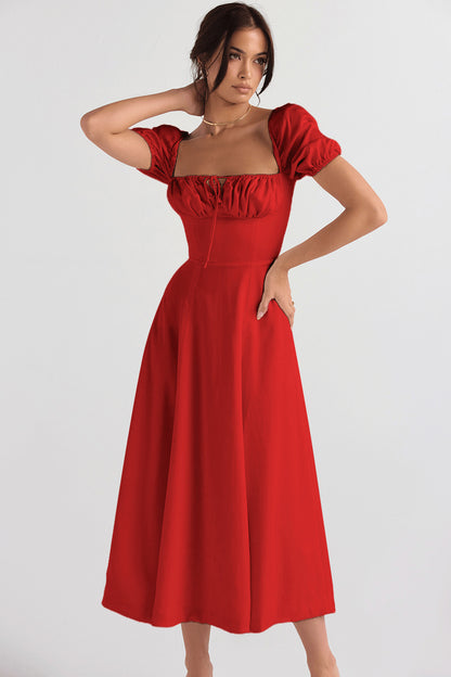 Suspender Gentle Style Dress